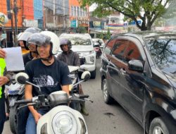 Tindak Pelanggar Dengan Teguran Dan Himbauan, Sat Lantas Polrestabes Medan Laksanakan Operasi Keselamatan Toba 2024