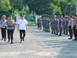 Polres Sibolga Melaksanakan Apel Gelar Pasukan Ops Ketupat Toba 2024