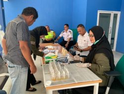 Jelang Lebaran Idul Fitri, Polres Sibolga Dan Instansi Terkait Laksanakan Test Urine Kepada Pengemudi Angkutan Umum