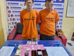 Komitmen Polres Tanjung Balai Berantas Narkoba, Dua Bandar Sabu Diringkus