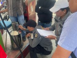 Unit III Tipidter Sat Reskrim Polres Samosir Melakukan Pengecekan ke SPBU Pangururan