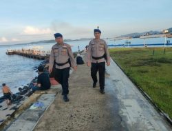 Satuan Polairud Polres Sibolga, Laksanakan Pengamanan Dan Patroli Di Objek Wisata Dalam Rangka Ops Ketupat Toba 2024