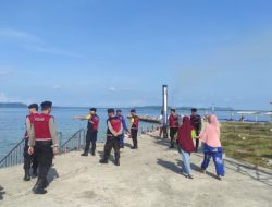 Personil Gabungan Polres Sibolga, Laksanakan Pengamanan Dan Patroli Di Objek Wisata