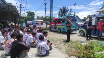 Temukan Pelajar Bergantungan Di Angkot, 4 Angkot Asal Pematang Siantar di Tilang Satlantas Polres Toba