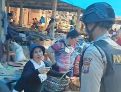 Patroli Tim Ulubalang Polres Samosir Menciptakan Keamanan di Pasar Utama Kabupaten Samosir