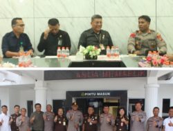 Pererat Koordinasi, Kapolres Toba AKBP V.J Parapaga Silaturahmi Ke PN Balige dan Kajari Toba