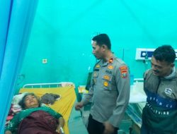 Warga Masyarakat Posting Butuh Darah Di Medsos, Wakapolres Pakpak Bharat Atensi Personil Ke RSUD Salak
