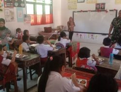 Kodim 0210/TU Dampingi Program MBG Tahap ke 21 Bagi 1.386 Pelajar di Balige