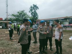 Dukung Ops Patuh Toba 2025 Waka Polres Pakpak Bharat Pimpin Gaktiplin Personil.