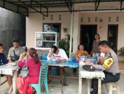 Bhabinkamtibmas Polsek Lumban Julu Patroli Dialogis Untuk Memastikan Keamanan Warga Binaan