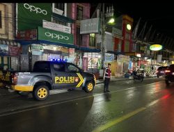 Tim Patroli Perintis Presisi Polres Toba Intensifkan Patroli dan Jaga Kamtibmas di Malam Hari