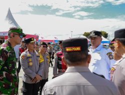 Wakapolres Toba Bersama Kabag Ops Dampingi Wakapolda Sumut Tinjau Persiapan Aquabike dan F1Powerboat