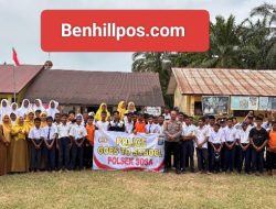 Police Go to School Kapolsek Sosa di SMPN 1 Satu Atap