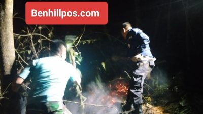Aksi Sigap dan Tanggap, Babinsa Bersama Tim Gabungan dan Warga Berhasil Padamkan Api Kebakaran Lahan di Desa Sipahutar