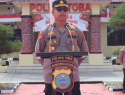 Polres Toba dan Jajaran Polsek Gelar Apel Siaga Untuk Antisipasi Gangguan Kamtibmas Terkini