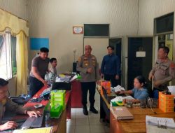 Kapolres Dan Waka Polres Pakpak Bharat Cek Fasilitas Serta Kinerja Personil