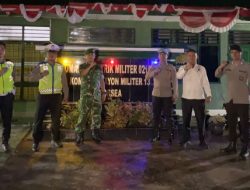 Patroli Blue Light KRYD Gabungan Polri dan TNI Jaga Kondusifitas Wilayah di Kabupaten Toba