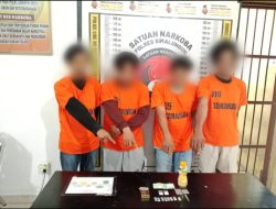Sat Narkoba Polres Simalungun Berantas Narkoba Dukung Program Presiden Prabowo, Empat Pelaku Diamankan dalam Operasi Dini Hari
