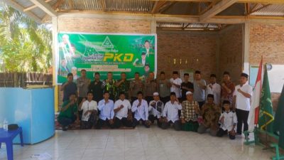 Polsek Sosa Berikan Materi Bahaya Narkoba, Kenakalan Remaja dan Tertib Berlalu lintas Kepada Peserta PKD GP Ansor 