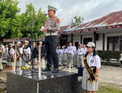 Sat Lantas Polres Pakpak Bharat Berikan Edukasi Dan Penyuluhan.SMA Negeri 1 Salak 