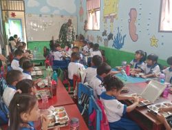Kodim 0210/TU Kawal Distribusi 6.514 Porsi MBG Tahap ke 66 di Kecamatan Balige 