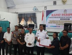 Kapolres Toba Hadiri Rapat Pembahasan dan Penetapan Rencana Peraturan Daerah dan P.APBD Tahun 2025-2026 