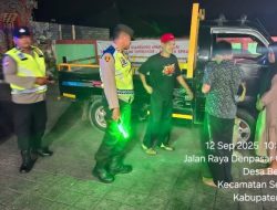 Polsek Selemadeg Intensifkan Patroli Blue Light, Wujudkan Wilayah “Zero Criminal