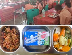 Kodim 0210/TU Kawal Distribusi MBG Tahap Ke 71 di 30 Sekolah di Kecamatan Balige dan di Laguboti
