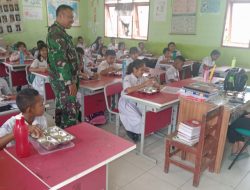Kodim 0210/TU Kawal Distribusi 7.296 MBG di 30 Sekolah di Balige dan Laguboti 