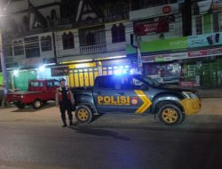 Sat Samapta Polres Toba Gelar Patroli Jaga Kamtibmas di Malam Hari 