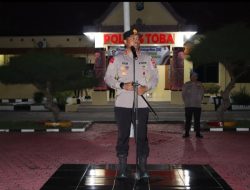 Kapolres Toba Pimpin Apel Malam Siaga 1 