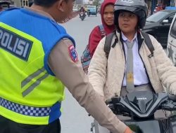 Satlantas Polres Humbahas Gencarkan Patroli dan Edukasi Keselamatan Berlalu Lintas