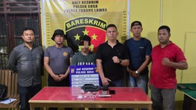 Breaking News : Pengedar Sabu Ditangkap Polisi Saat Mengemas Sabu di Sebuah Pondok di Belakang Masjid
