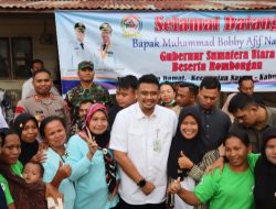 Kapolres Toba Turun Langsung Pimpin Rangkaian Kunjungan Gubernur Sumut di Habinsaran 