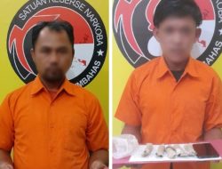 Warga Siborong-borong dan Toba Ditangkap Polres Humbahas, Sita 8 Paket Besar Siap Edar