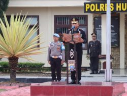 Polres Humbahas Gelar Upacara Peringatan Hari Kesaktian Pancasila