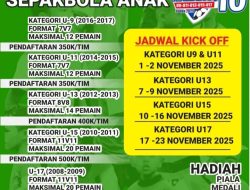 Gebyar Sepak Bola Anak : Putra Kalang Cup Ke-10 Resmi Dibuka, Panitia Terapkan Aturan Keras Anti-Pencurian Umur