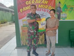 Babinsa Gelar Gerakan Pangan Murah di Koramil 17/Balige