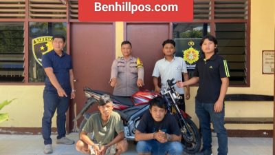 2 Pelaku Curanmor di Balige Berhasil Ditangkap Polisi