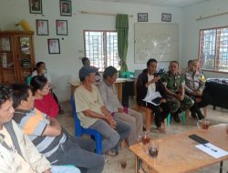 Babinsa Berhasil Mediasi Perselisihan Pengolahan Tanah Warisan antara Abang dan Adik Kandung dengan Damai