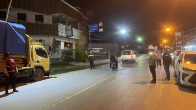 Polres Toba Gelar Patroli Skala Besar Antisipasi Balap Liar dan Kriminalitas di Jalanan