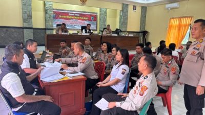 Polres Toba Sambut Kunjungan Audit Itwasda Polda Sumut Tahap II 2025