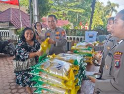 Polda Sumut Gelar Gerakan Pangan Murah di Gereja GBKP Bangun Mulia, Ringankan Beban Masyarakat