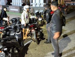 Ciptakan Situasi Kamtibmas Yang Kondusif, Polres Pematangsiantar Amankan Dua Sepeda Motor Hendak Balap Liar