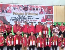 RESMI DILANTIK: PBB Dairi Siap Jadi Mitra Strategis Wujudkan ‘Dairi Tangguh’