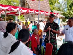 Usai Resmikan Sumur Bor Air Bersih di Toba, Kodim 0210/TU Gelar Pengobatan Gratis dan Pembagian Sembako 