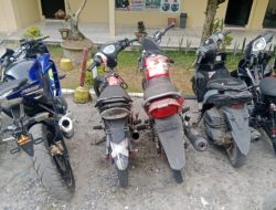 7 Sepeda Motor Berknalpot Racing Berhasil Diamankan Satlantas Polres Toba 