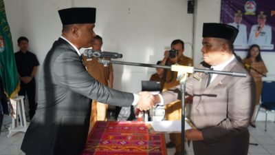 Usai Lantik Penjabat Sekda Toba, Bupati Pesankan 5 Hal