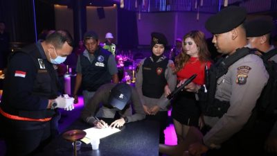 Polda Sumut Tegaskan Komitmen Perangi Narkoba Lewat Razia Gabungan di THM Medan