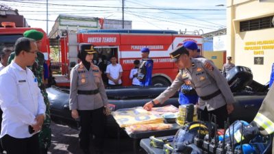 Polres Samosir Siap Tanggap Darurat Bencana Hidrometeorologi Tahun 2025